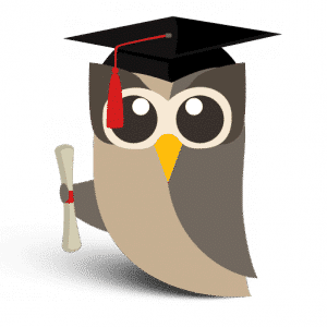 Owly-graduate HootSuite University Owl