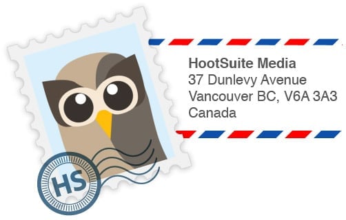 HootSuite Postcard