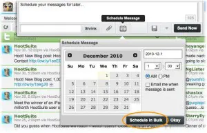 Bulk Schedule and Upload messages HootSuite's bulk upload and scheduling