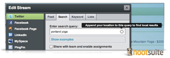 Geo-location search to find customers