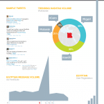 HootSuite Infographic on Social Media and Unrest in Egypt
