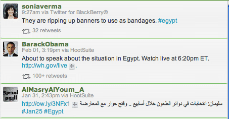 Egypt Tweets