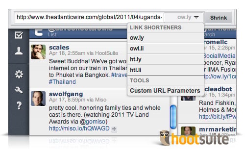 HootSuite URL Shortener Examples
