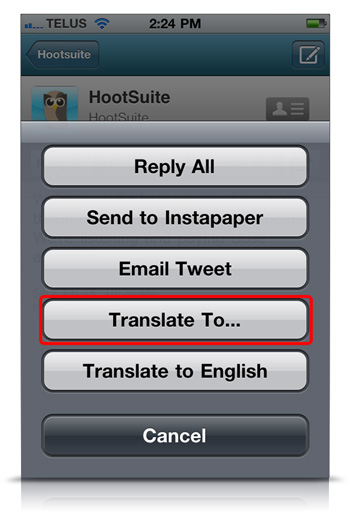 Mobile Translation Tool