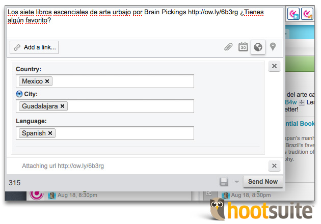 Geo Targeting Campaigns in HootSuite Geo Targeting Campaigns in HootSuite