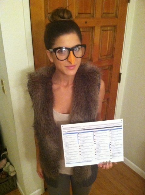 Owl Costume HootSuite for Halloween