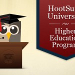 Owly the student on a podium