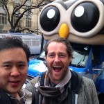 Jeremiah Owyang and Ryan Holmes with the HootBus