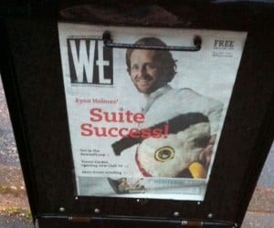 Ryan Holmes on the Cover of Westender Ryan Holmes on the Cover of Westender