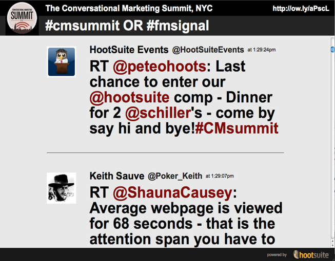 CMsummit HootFeed CMsummit HootFeed