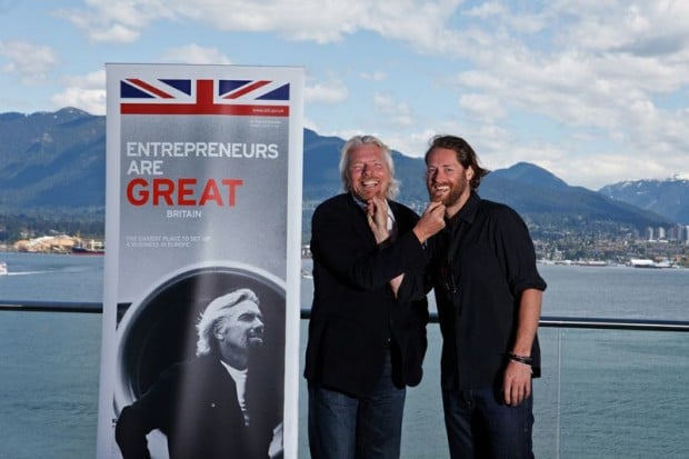 Ryan and Richard Branson Ryan and Richard Branson