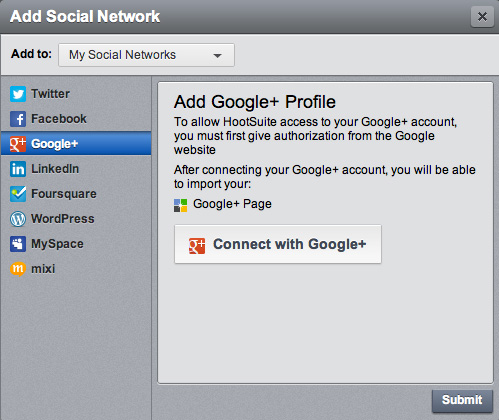 HootTip Google+ step3