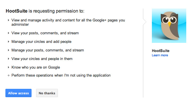 hoottip google+ step4.2