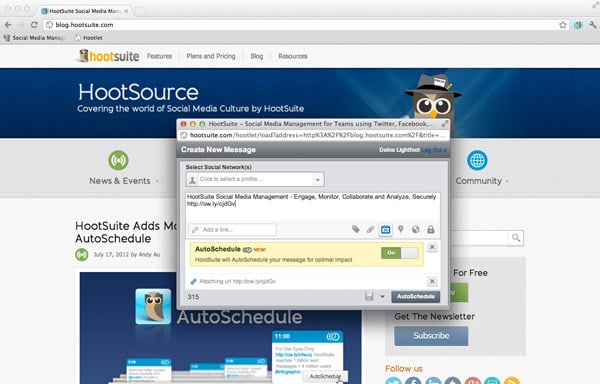 Hootlet Message 600px