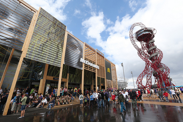 The flagship Golden Arches of London 2012