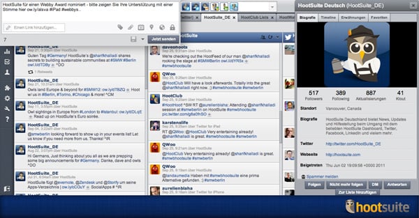 HootSuite auf Deutsch HootSuite auf Deutsch