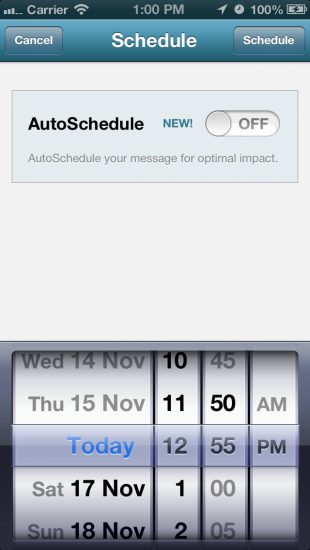 iPhone AutoSchedule iPhone AutoSchedule