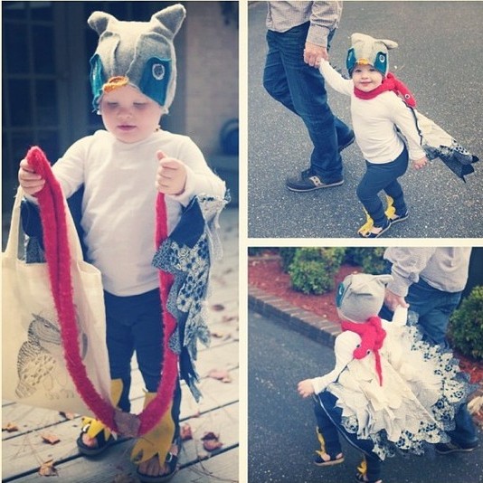 #OwlOween Costume Contest 2nd place 2nd prize to the infamous cape
