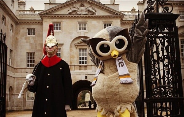 Owly at the Horse Guards Parade