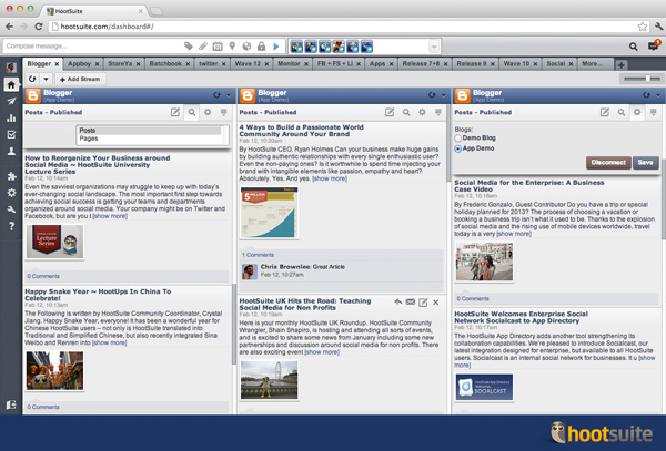 Blogger in App Directory