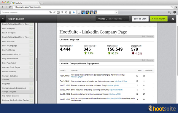 LinkedIn Pages Update Screenshot