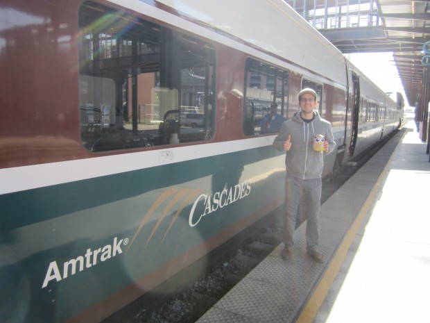 HootTrak stop in Seattle on Amtrak HootTrak stop in Seattle on Amtrak