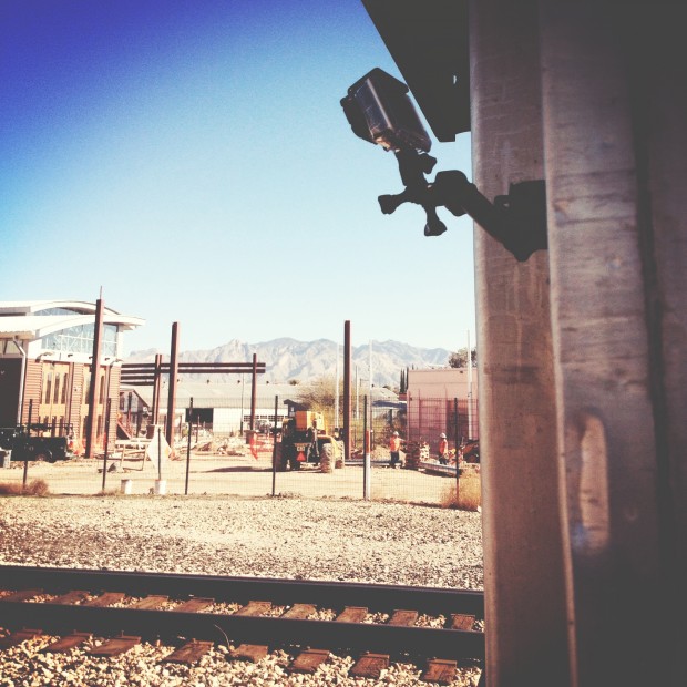 #HootTrak: GoPro mounted on #Amtrak train