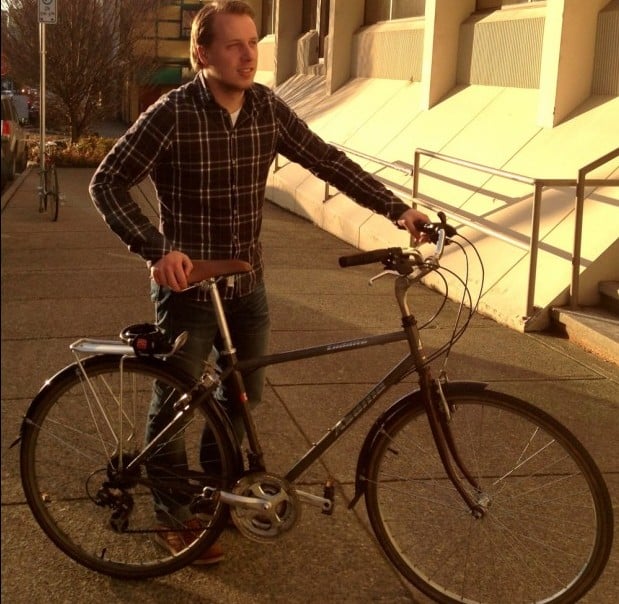 Rolf loves biking to HootSuite Rolf loves biking to HootSuite