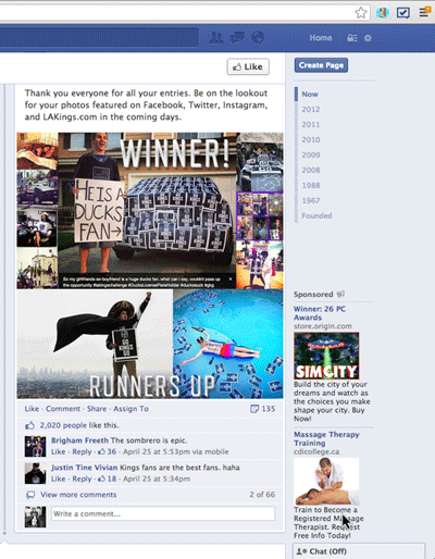 Assignments Facebook