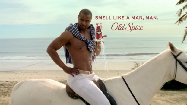 Everyone remembers this commercial, an iconic example of great visual storytelling. Screenshot courtesy of Old Spice.