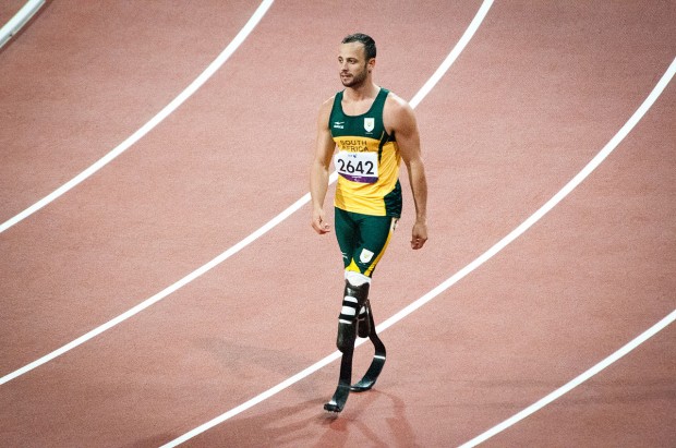 Oscar Pistorius, seen here in 2012 before the incident occured.