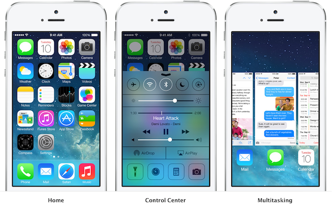 iOS 7 screenshot