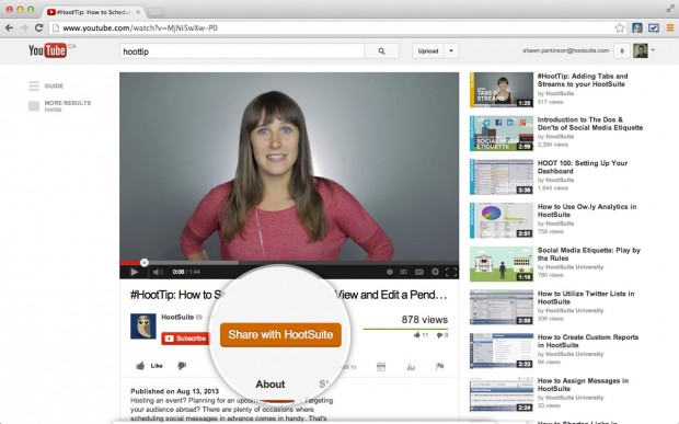 The Hootlet makes sharing media, from YouTube videos to Instagram photos, a quick and easy process.