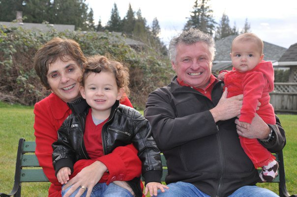 When you have grandkids this cute, you can bet you'll be sharing lots of pics on Facebook. Lead Storyteller Jordan Behan's parents and children.