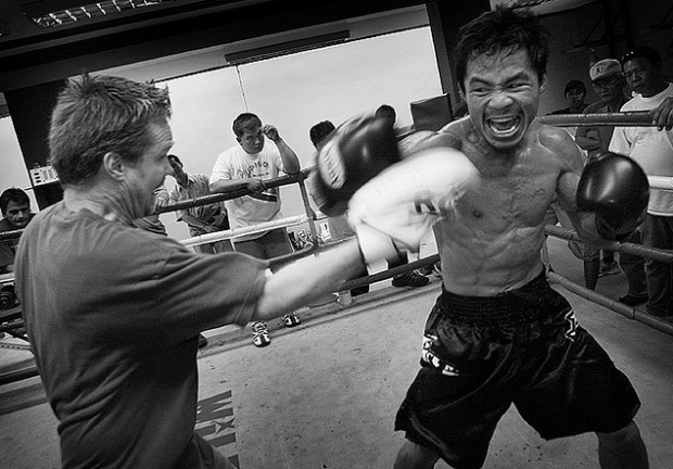 Manny "pacman" Pacquiao. Image by Roger Alcantara via Flickr