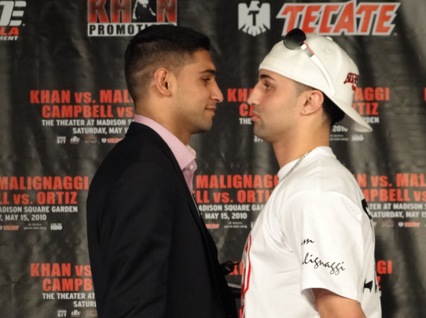 Khan/Malignaggi. Image by Bryan Horowitz via Flickr