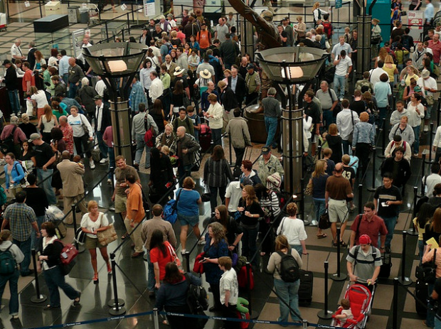 Denver Airport Security Lines. Image by alist via Flickr