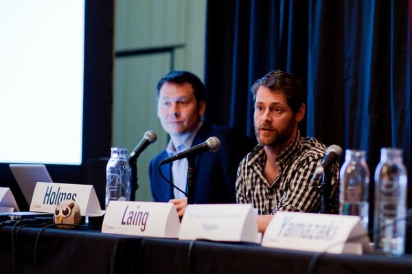 Ryan Holmes and Steve Mock at the 2011 SXSWi 'Big in Japan' panel.