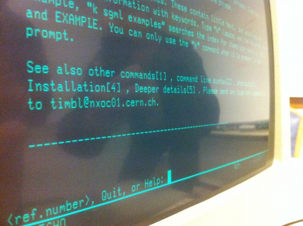 An early email address. Photo by Flickr user Jeremy Keith.