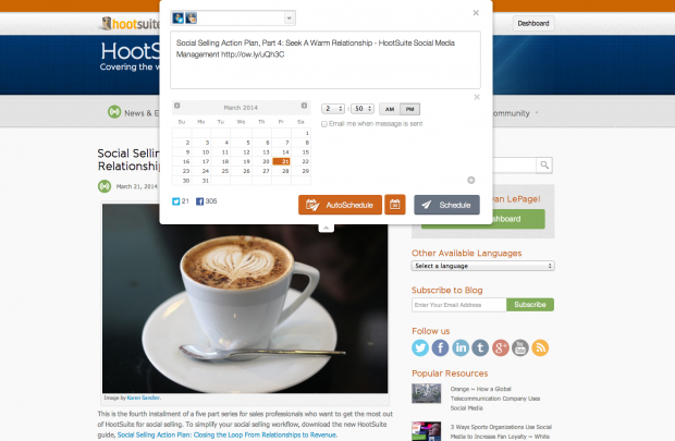 Simple Content Creation - Hootlet