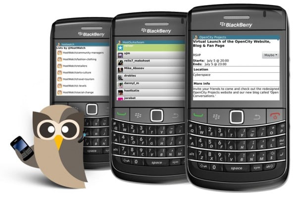 HootSuite BlackBerry New Features