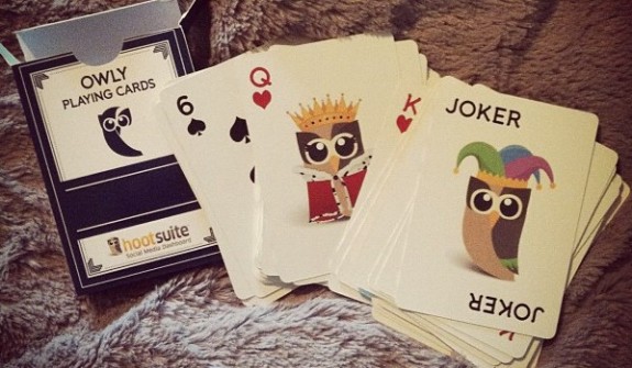 HootSuite Playing Cards SXSWag hootsuite cards