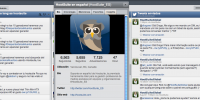 El búho oficial de @HootSuite_ES, y nuestro panel de control