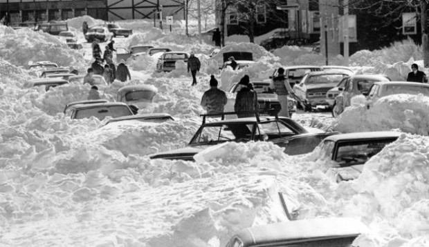 Recent destruction of the snowstorm Nemo. Image from The Inquisitr.