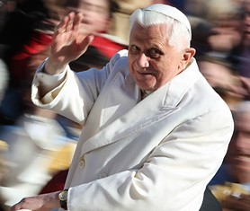 Pope Benedict resigns. Flickr image by cutup