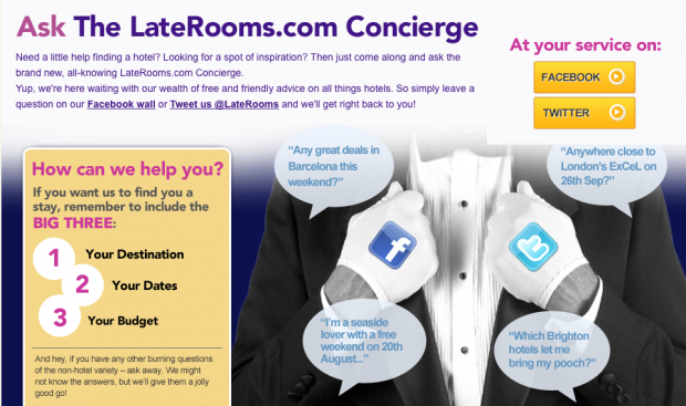 Laterooms Concierge Service