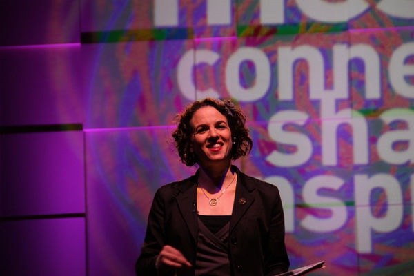 Alexandra Samuel speaking at The MeshMarketing Conference 12. Photo Credit to LexnGer via Flickr