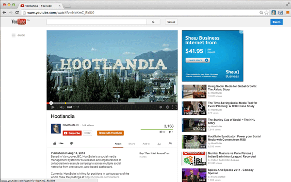 Schedule a social media post from anywhere on the web, with Hootlet.