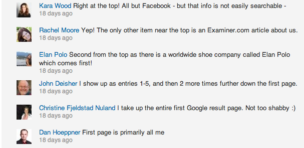 Responses from some of our LinkedIn followers.