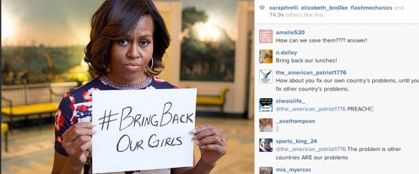 Michelle Obama #bringbackourgirls
